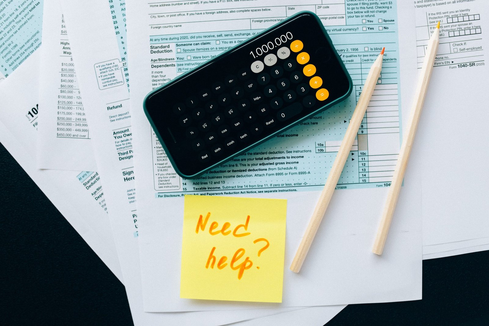 Financial paperwork arranged for reviewing asset transfers.