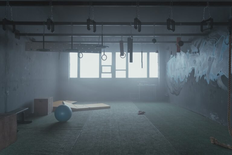 Quiet training room with rehabilitation and exercise equipment.